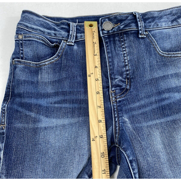 Maurices Jeans Womens Size 6 Short Medium Wash Denim Skinny Hi Rise Everflex - Picture 8 of 11